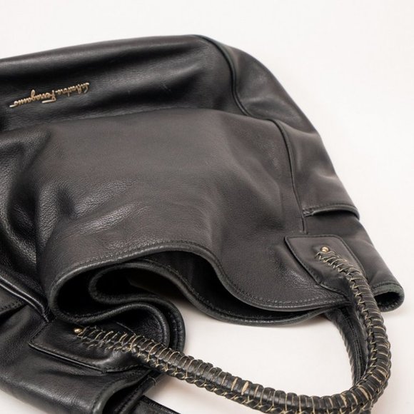 Salvatore Ferragamo Leather Hobo Shoulder Bag - Picture 2 of 6